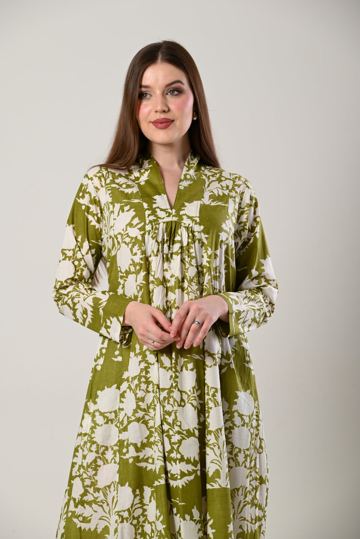 Verdant Rose Gown