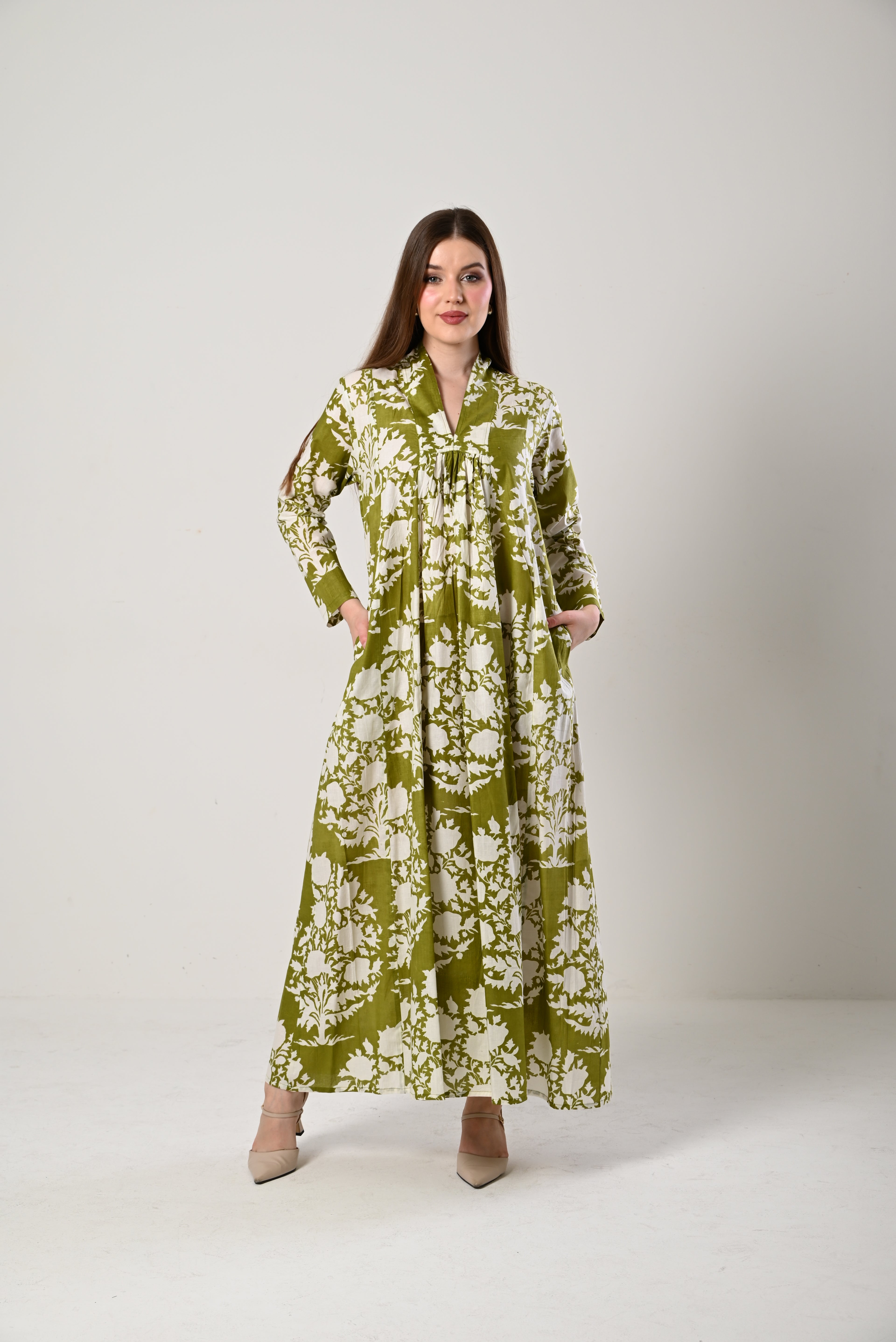 Verdant Rose Gown