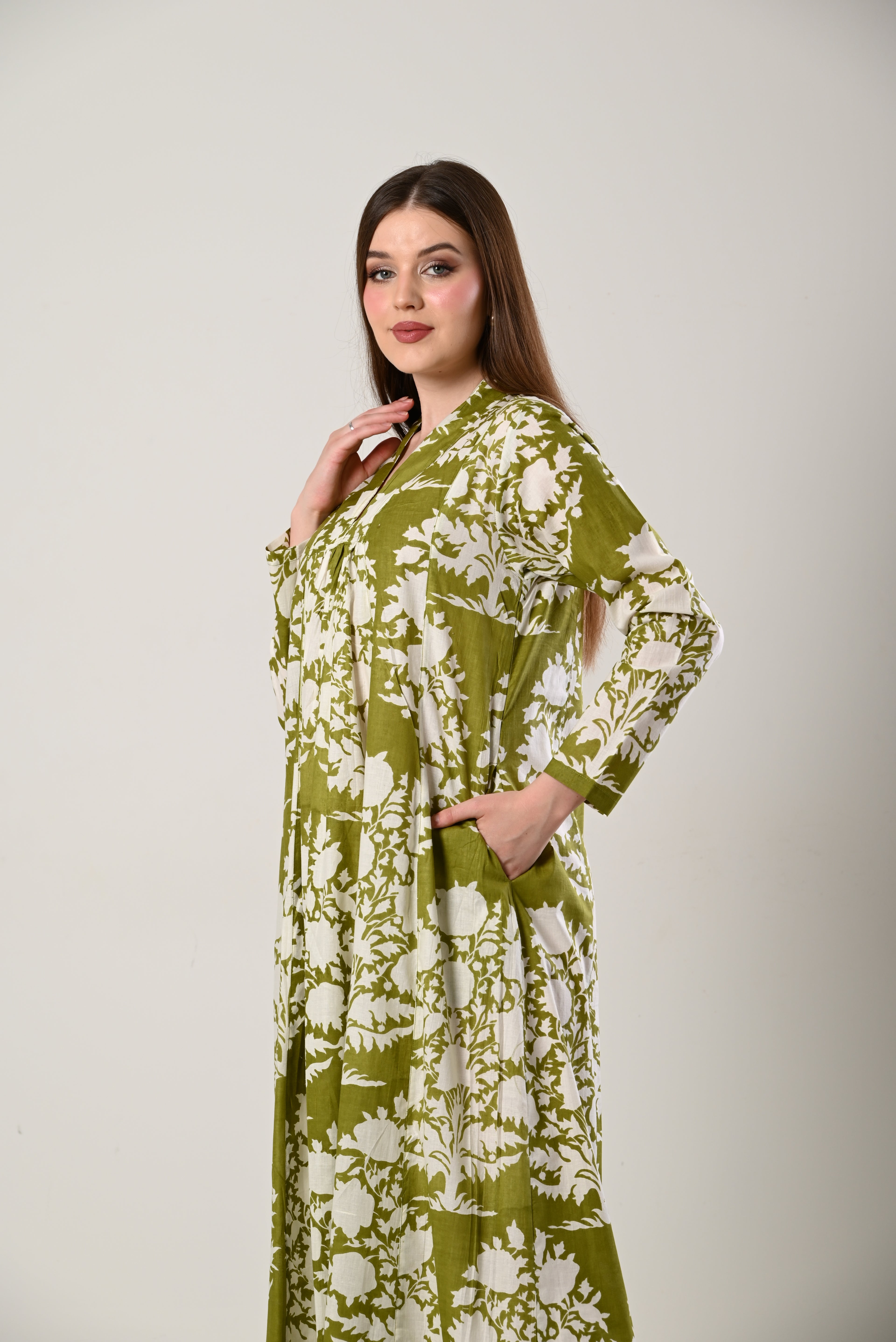 Verdant Rose Gown